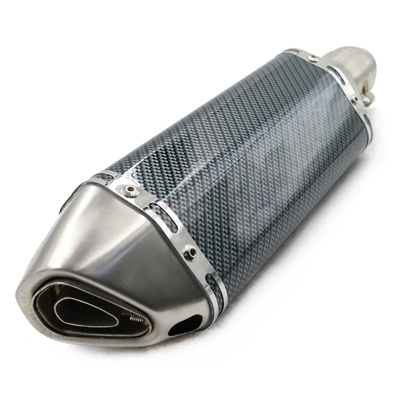 Motorcycle Universal Muffler Parts Exhaust Pipe Compatible 250cc 400 450mm ax100 for Yamaha jog YZF-R1 R6 R25 R15