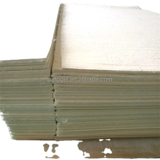 thermal 3mm/6mm/10mm CE nano aerogel particles felt sheet blanket board
