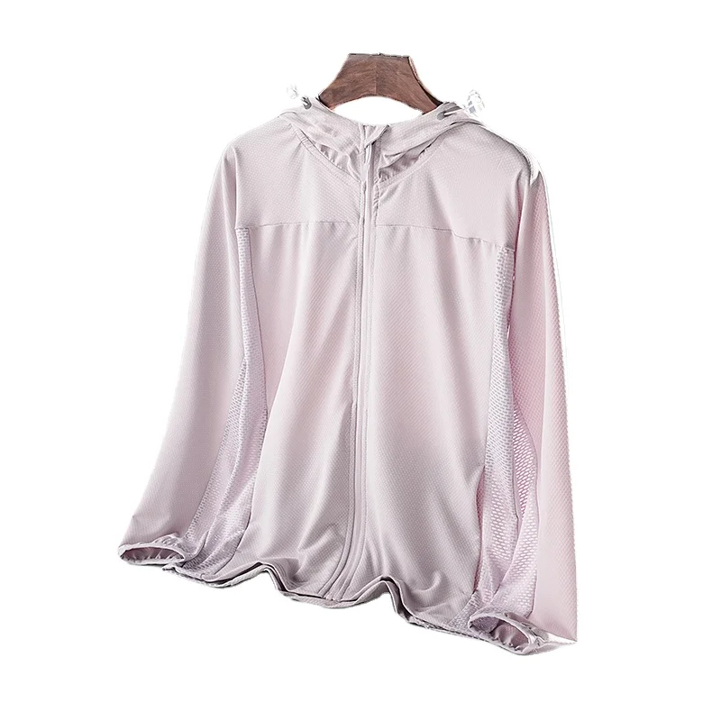 Anti-ultraviolet Sunscreen Clothing Air-conditioning Shirt Skin Clothing Long-sleeved Ice Silk Short Coat Sunscreen Clothing