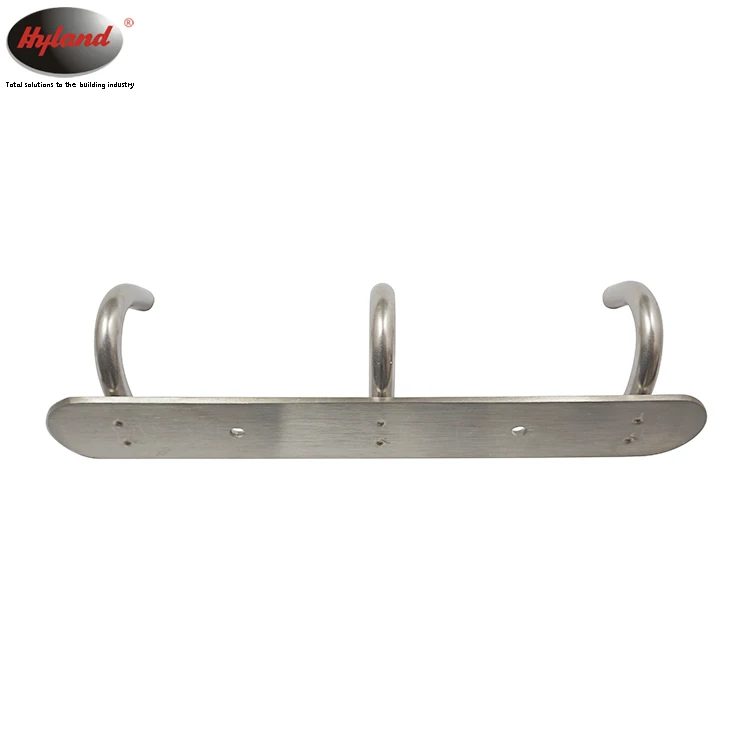 Настенный комплект крючков для халата Hyland OEM Крючки из нержавеющей стали ванной/кухни Ширина пластины 30 мм толщина 2