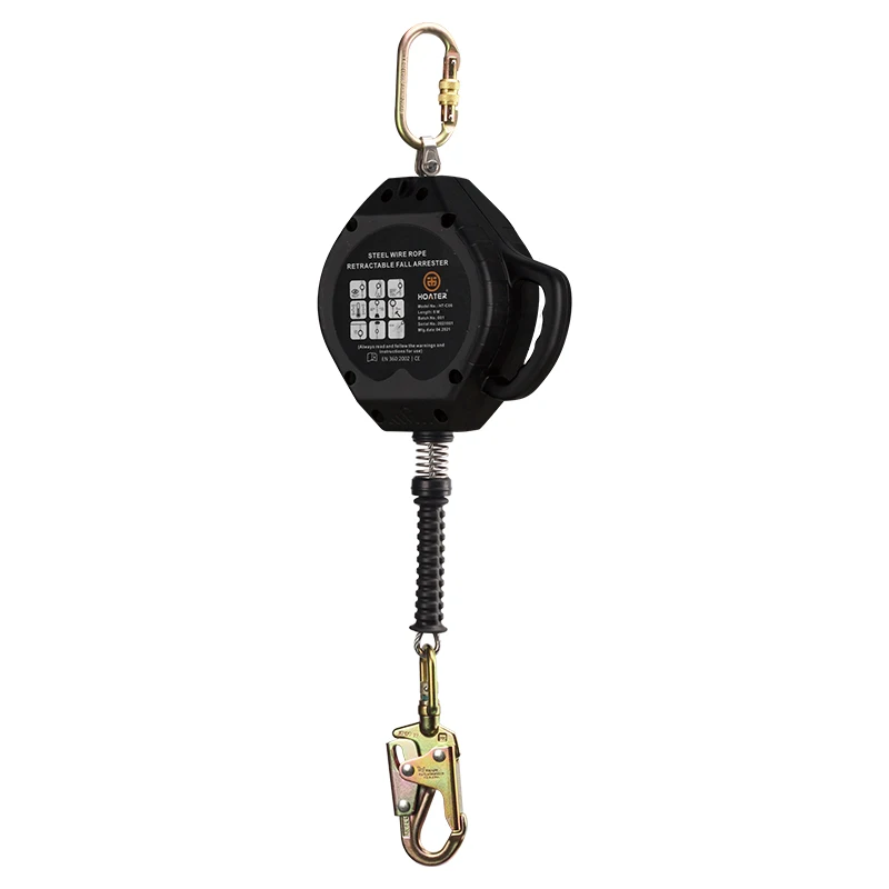 Ladder Use Device System Working at Height, 3.5 M Web Self Retracting Lifelines Retractable Fall Arrester