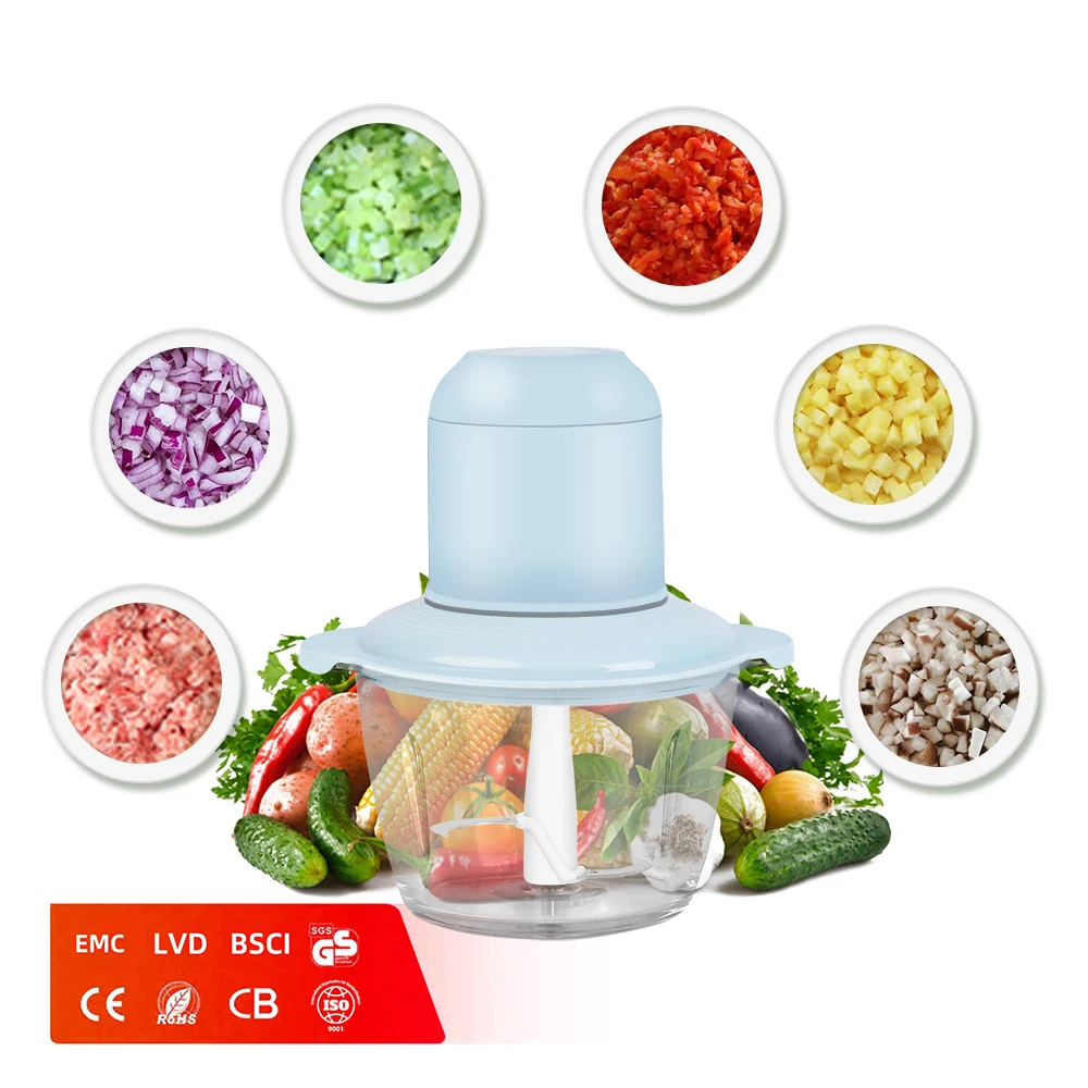 Kitchen Home Multifunctional Electric Vegetable Food Meat Onion Garlic Chopper Automatic Meat Grinder Machine