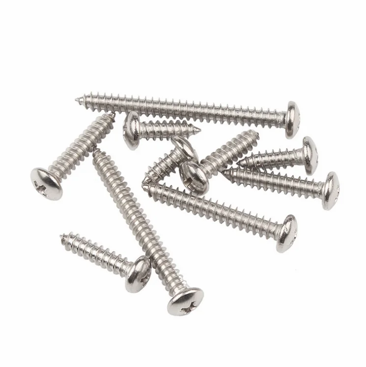 Custom Manufacturer Stainless Steel Metal Thread M2 M3 M4 M5 M6 Self Tapping Fasteners Self-Tapping Screws