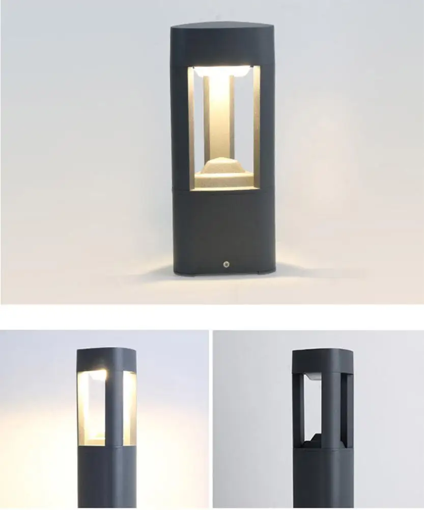 10W 300mm 600mm 900mm height SMD led outdoor bollard light lawn light