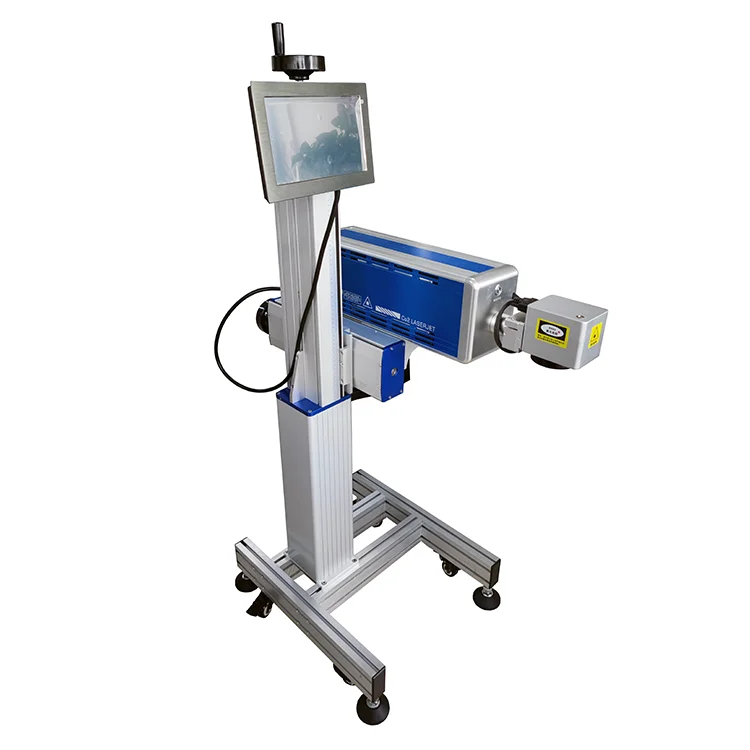 tire sign 100w visual position co2 laser marking machine