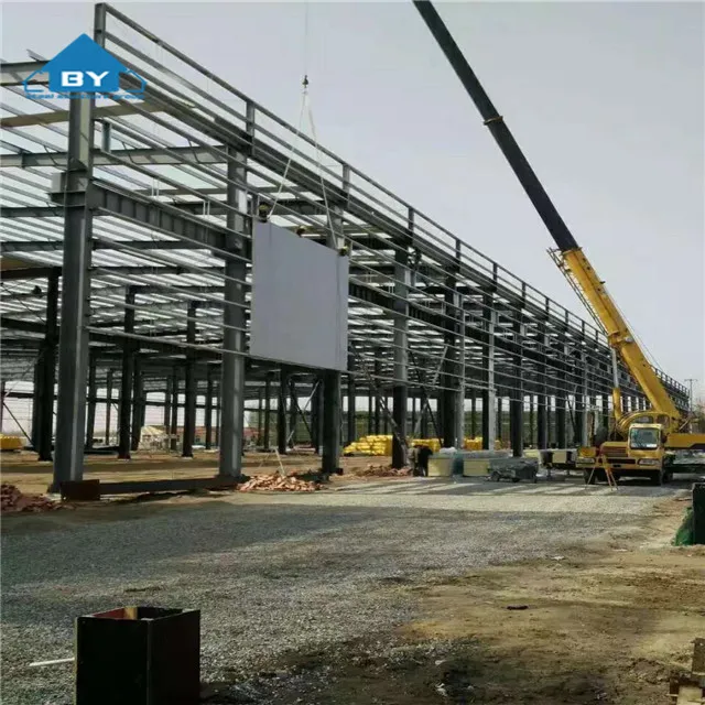 Industrial Steel Structure Building Modern Prefabricated Building Industrial Workshop Buildings