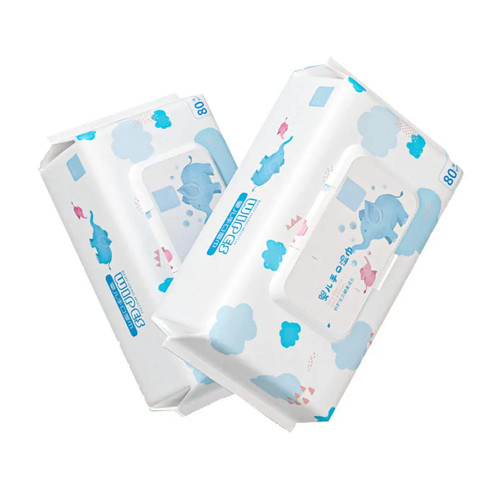 QIMEI Wholesale Newborn Butt Cover Wipes Cleaning Soft Towel Wet Wipes Baby Wipes