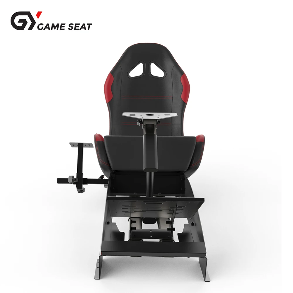 GY046-3 Wholesale Racing Simulator Seat Adjustable Racing Car Seat Computer VR Racing Games Driving Simulator Chair For Logitech