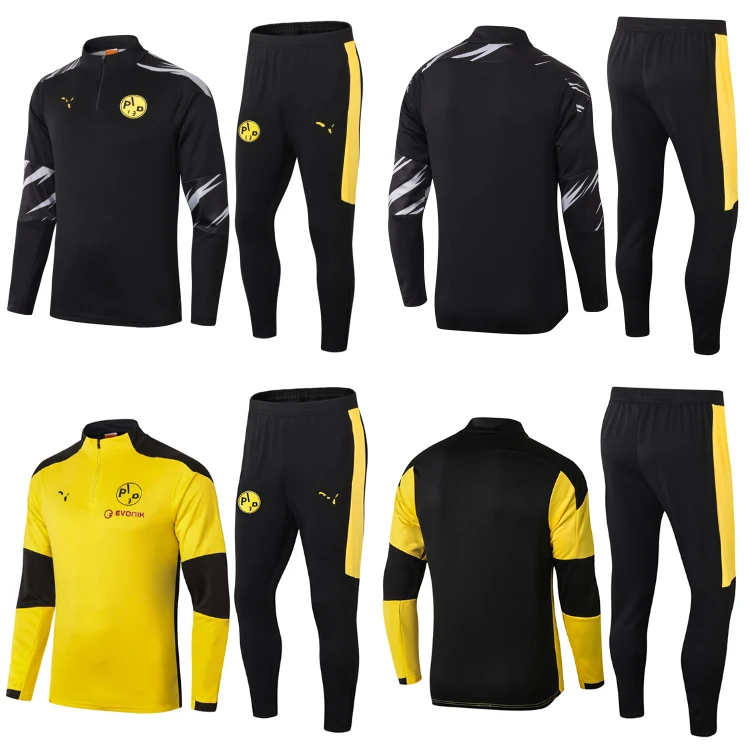 Drop shipping wholesale club team football kits full set soccer tracksuit kit
