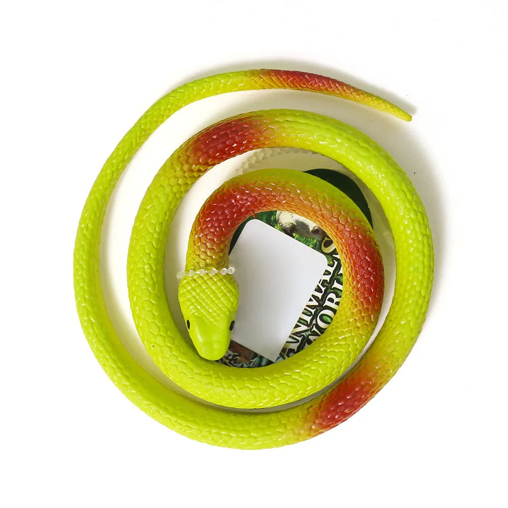 75 cm soft plastic reptile tpr snake toy