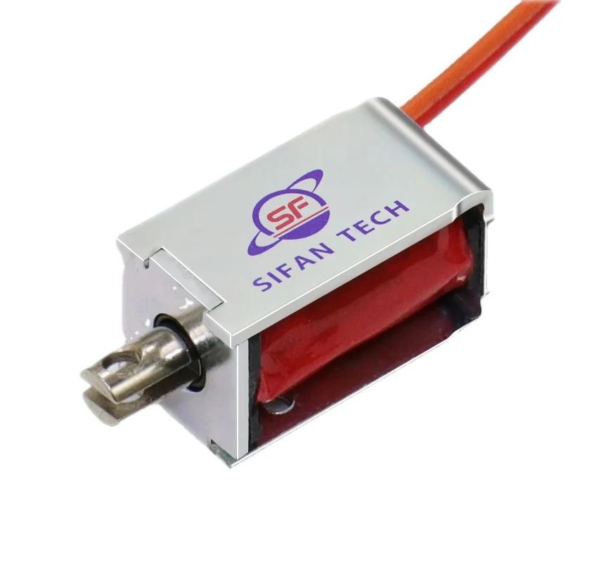 Миниатюрный электромагнитный привод 3 В постоянного тока, микро выталкивающий фиксатор, электромагнитный замок 12 В постоянного тока, 24 В, сгибаемый двойной катушки, длинный ход, соленоид 35 мм