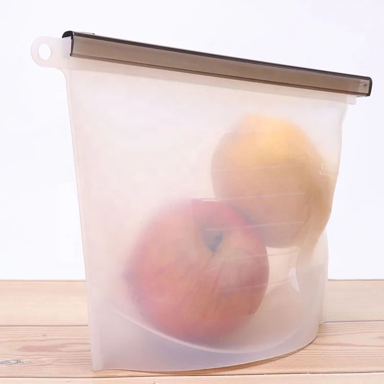 Reusable Silicone Food Storage Bags Sandwich, Liquid, Snack, Fruit, Freezer Airtight Seal BEST for Preserving and Cooking