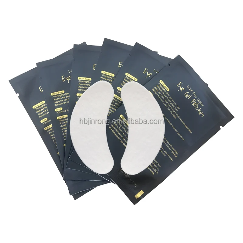 customized disposable premium lint free under eye Isolation tool gel pads for planting false eyelash, eyelash extension