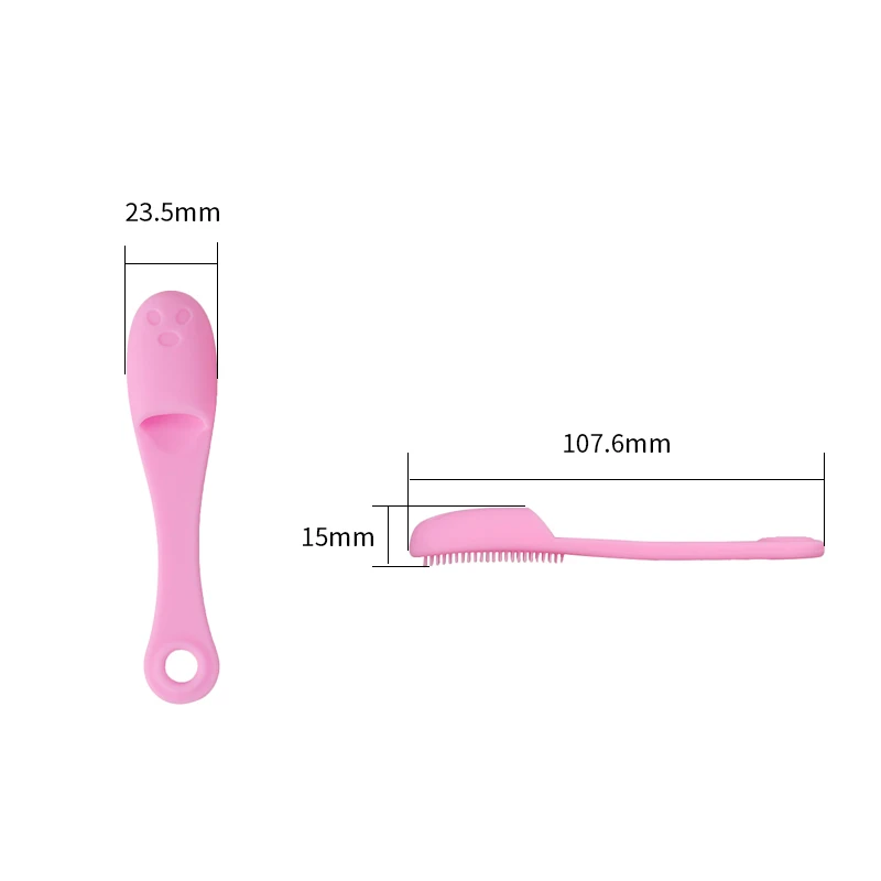 Face Exfoliator Blackhead Acne Pore Finger Brush Face Pore Cleaner Finger Brush Face Wash Brush for Deep Cleaning Skin Care