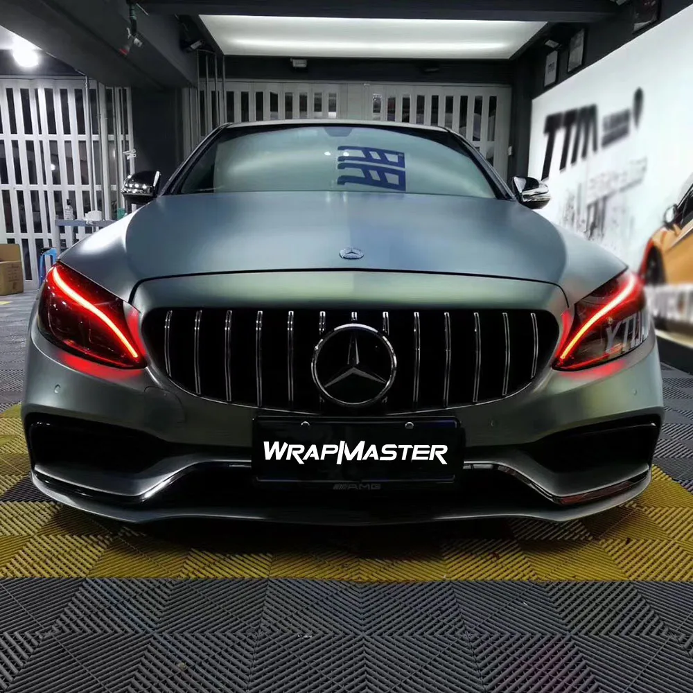 TSAUTOP 1.52*18m Matte Diamonds Ash to Gold Vinyl Film Air Bubble Free Car Wrap Car Sticker