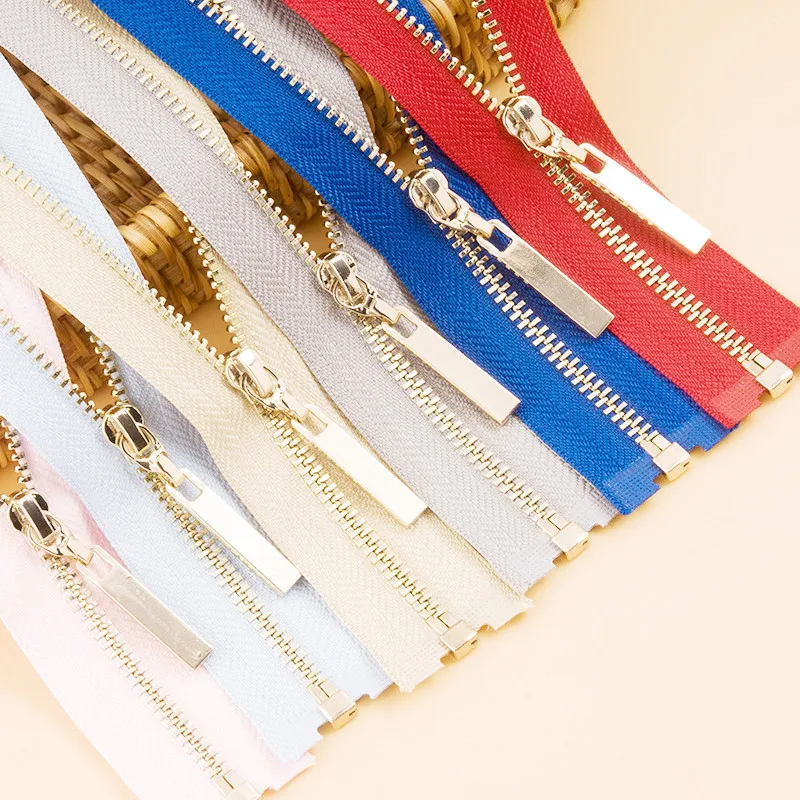 Deepeel KY635 3# 40cm Garment Accessories Sewing Jacket Coat Down Coat Zipper Open-end Metal Zipper