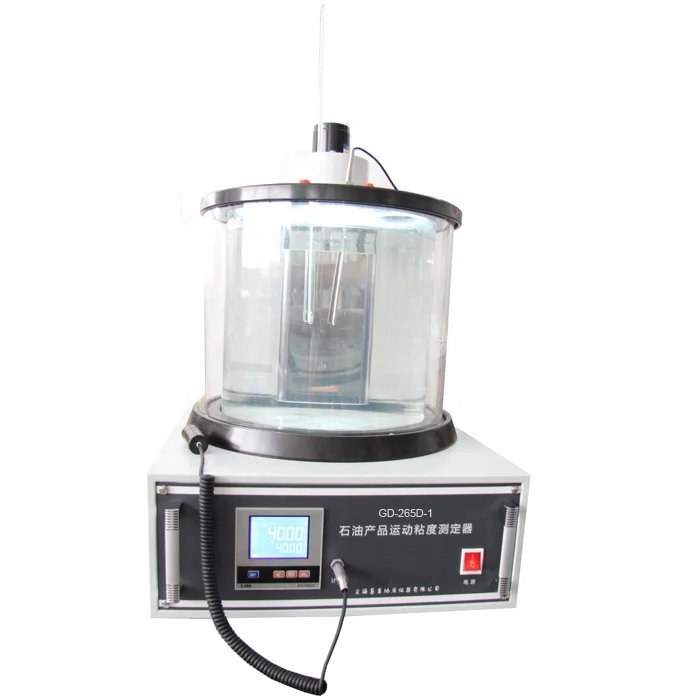 China Kinematic Viscosity Tester CE Approved ASTM D445 Automatic Laboratory Viscometer GD-265D-1