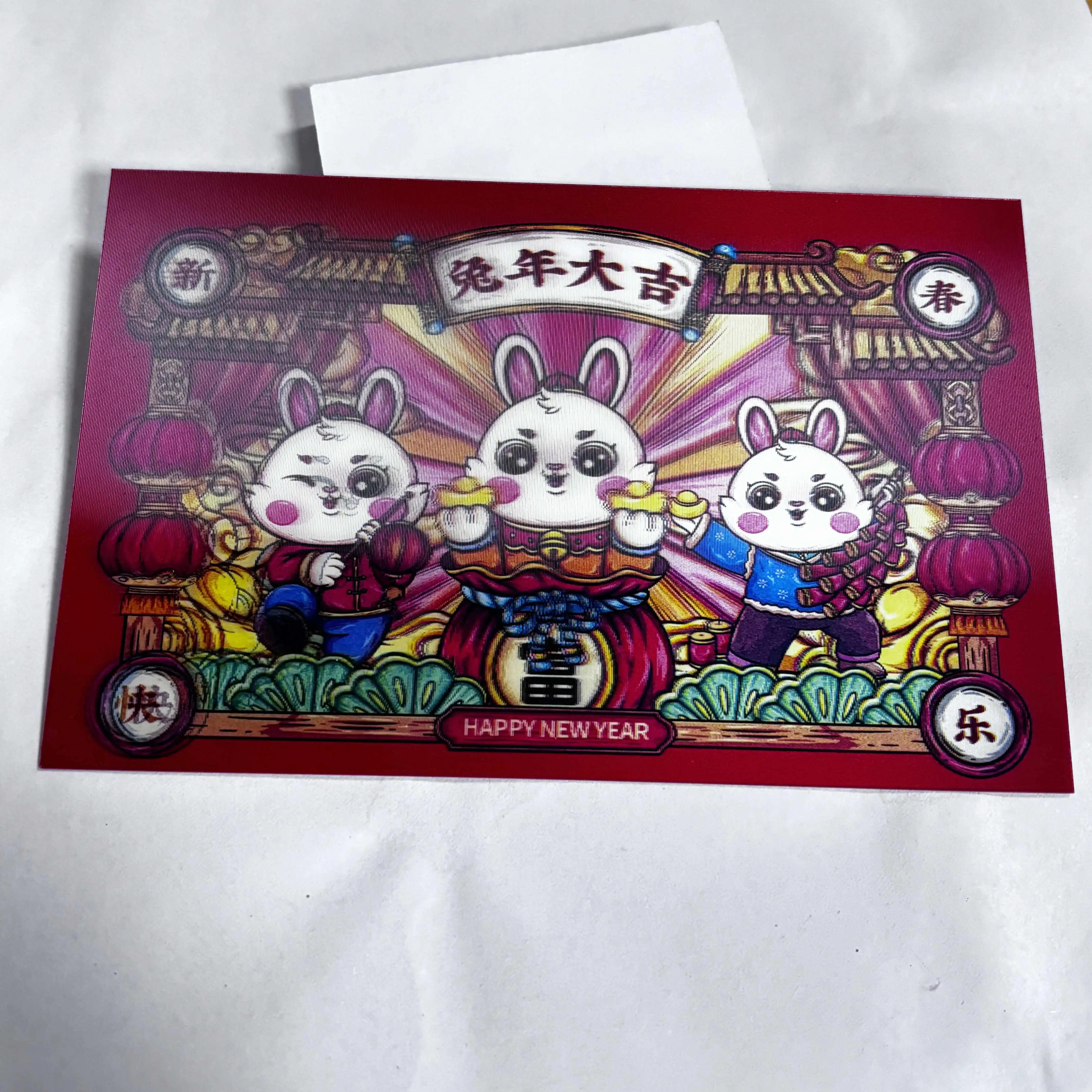 3D Lenticular Card Custom Size PET PP PVC Plastic Card with Different Materials And Changing Ways Accept 2 Change Or more