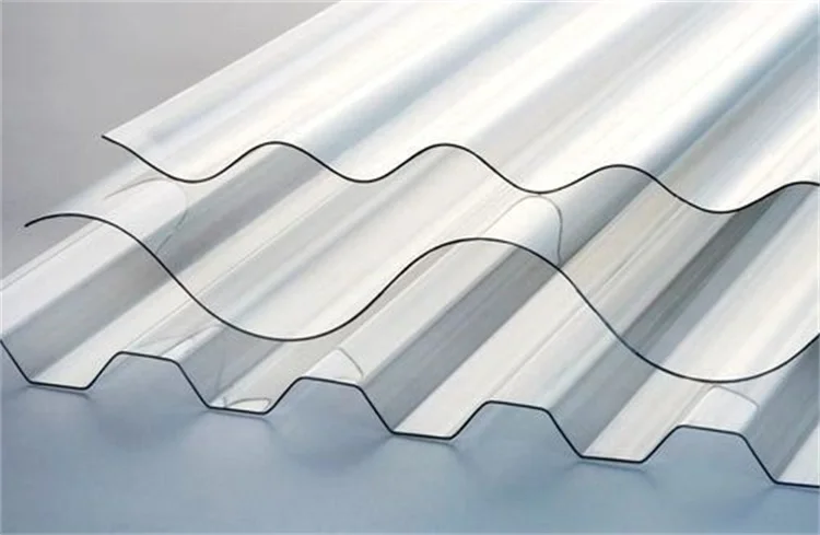 Customized Clear Plastic Corrugated Polycarbonate Energy Saving Roofing Light Transmission Sheet