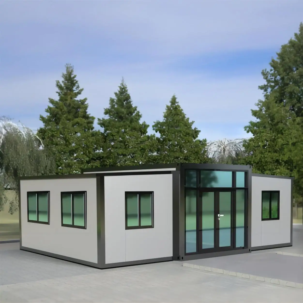 Top Quality Portable Mobile Price Prefab Luxury Shipping Folding House Expandable Modular Home 20Ft