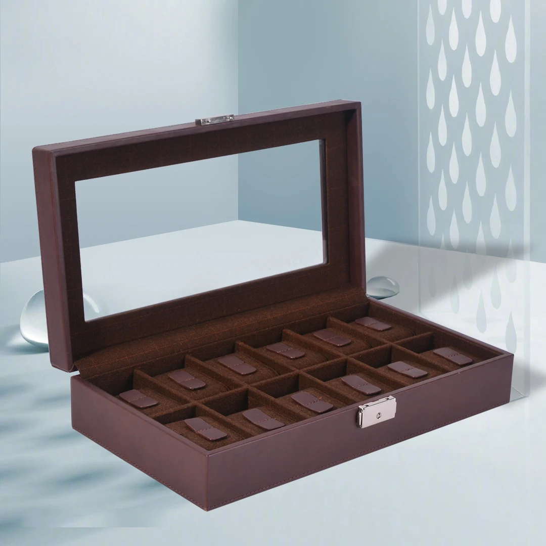 box for watch 12 slot boxes watches Classic watch box