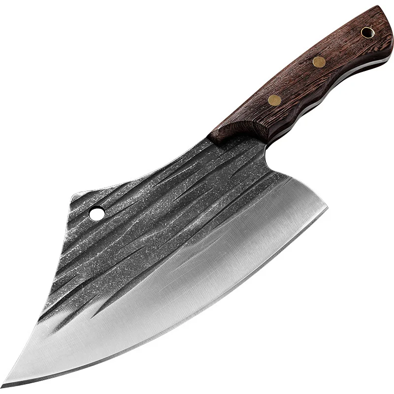 Forging Butcher Knife Chef Kitchen Cleaver Chopper Slaughter Knife Bone Chopping Meat Cleaver Forged Knife