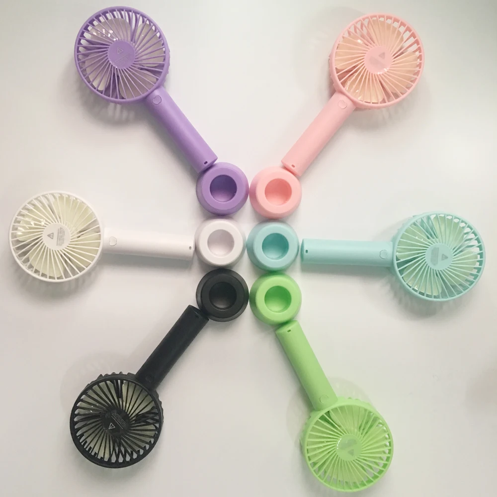 2022 Hot sale Rechargeable Mini Fan Portable Macaron Handheld USB Fan N9 Rechargeable Fan with battery