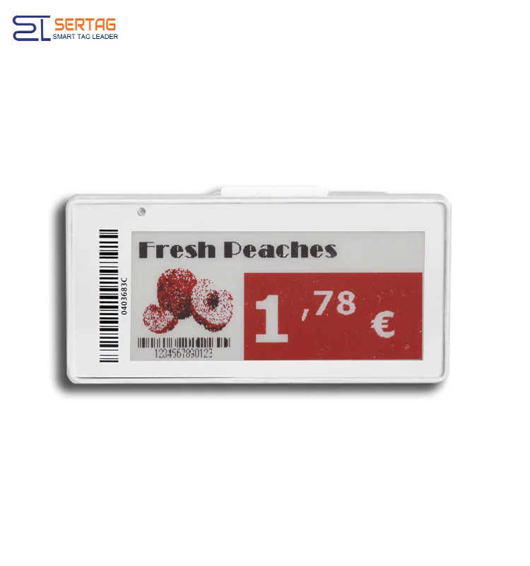 
Lora 2.9 inch Digital Price Wireless Tag NFC Electronic Shelf Label ESL 