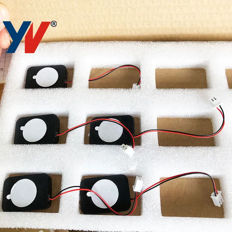 35*25mm flat internal audio loud 2w 8 ohm square connector terminal Dynamic speaker