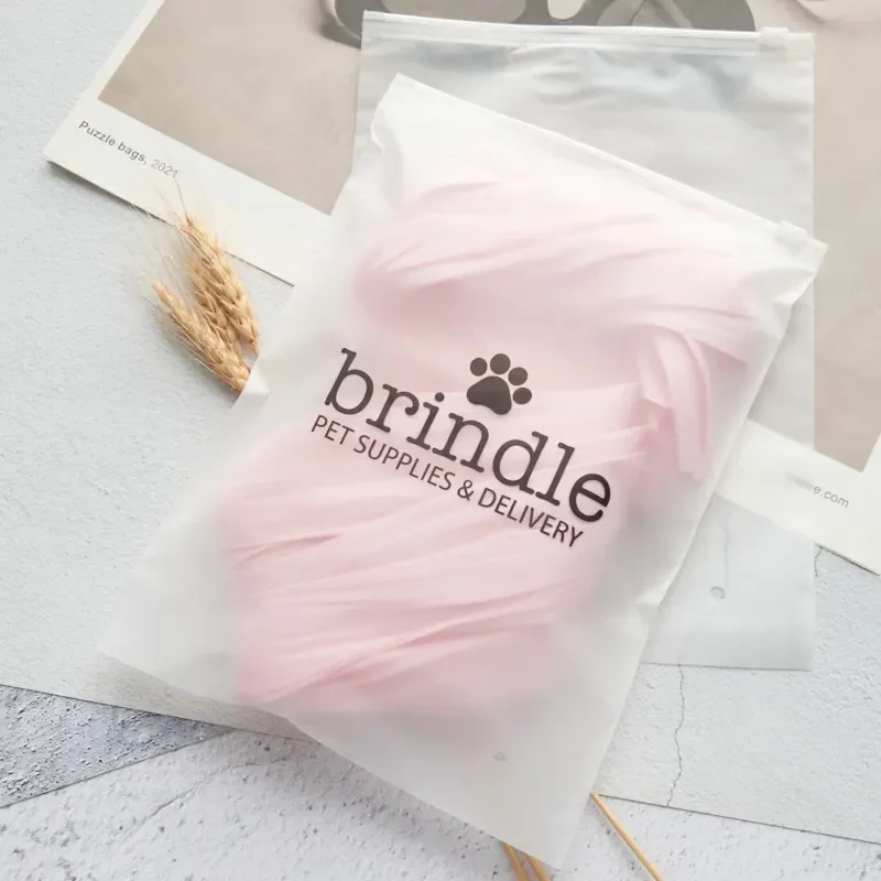Hot Selling Custom Frosted Transparent Pvc Zipper Bag Plastic Bags Wholesale Zipper Pouch Waterproof