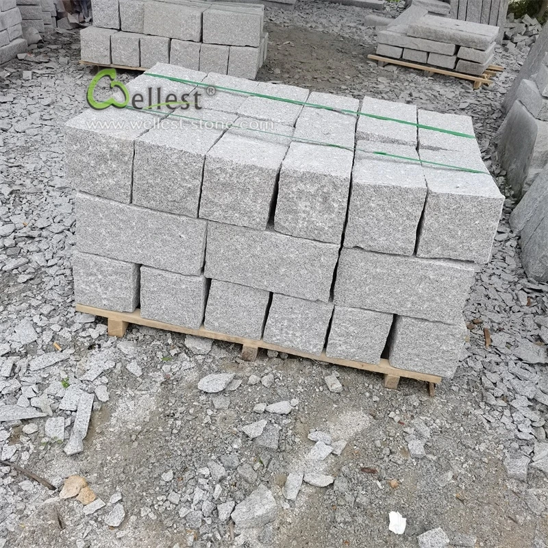 Лидер продаж Настенные блоки из светло-серого гранита #: 40*20*20 см