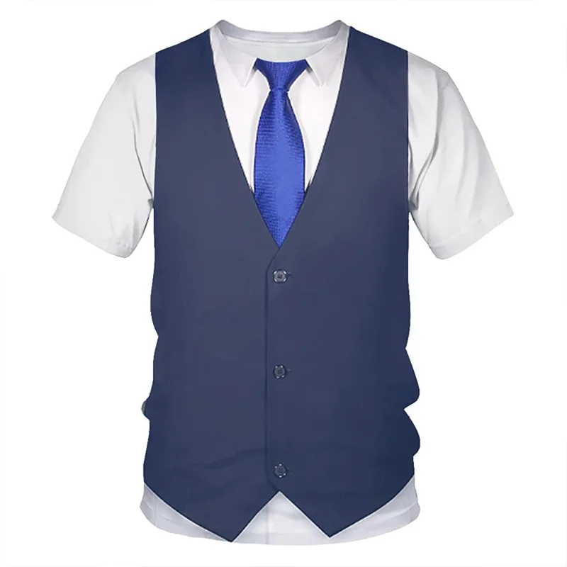 Dropshipping Cute Cartoon Printed 3D Tshirt Visually Striking Dazzling Colours Men 3D Embossed Printing Tshirts