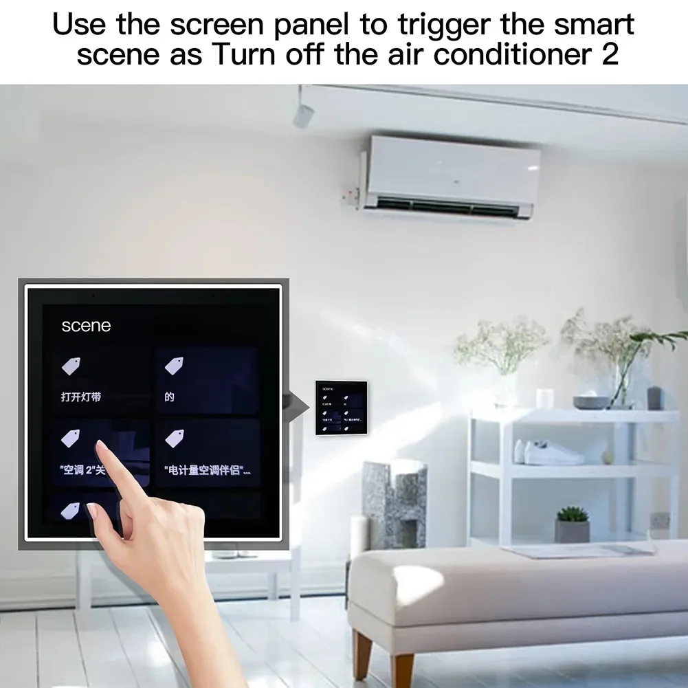 Умный дом TYSH Tuya многофункциональный сенсорный экран Wi-Fi панель Zigbee 4/6 дюймов Центральная управления для