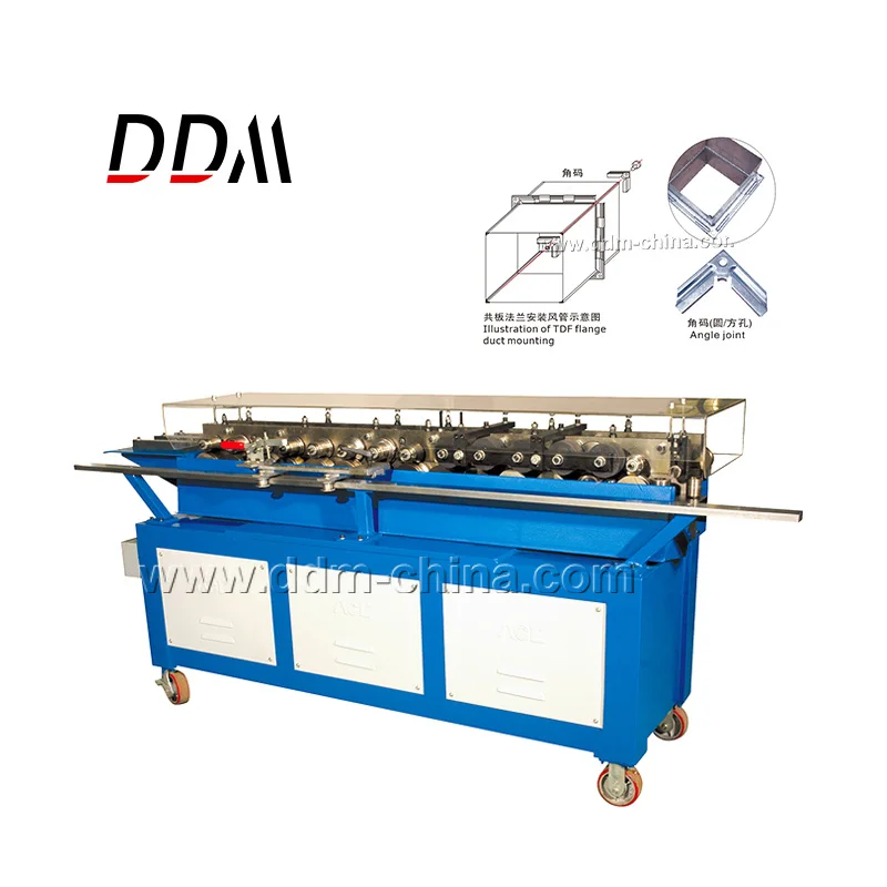 DDM заводская цена TDF -15 машина для производства квадратных воздуховодов HVAC Фланцевая формовочная
