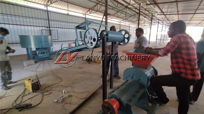 charcoal stick machine/coal briquette extruder/charcoal powder briquette machine