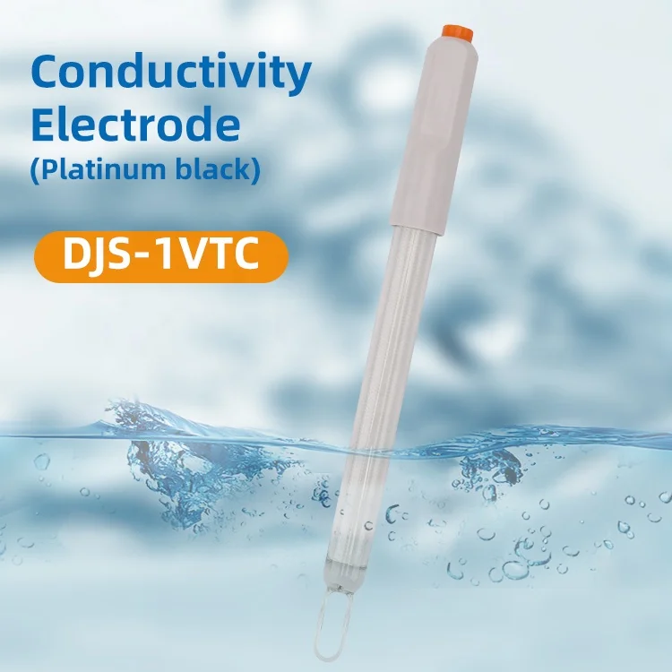 Hot sale DSDJS-1VTC Laboratory Platinum Black Conductivity Electrode for measuring large electrical conductivity