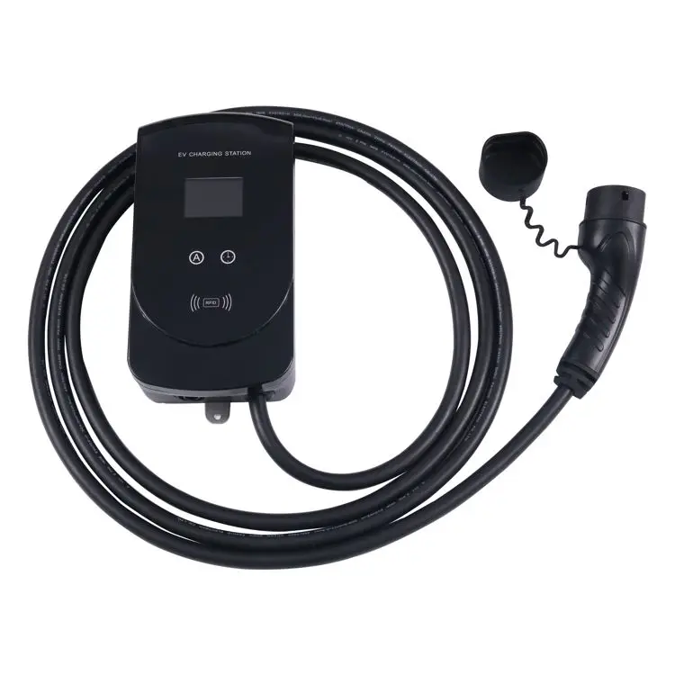 fisher APP control 16A 11KW EVSE Car Smart EV charger EV charging station with 5m Type 2 cable