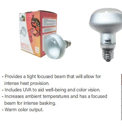 150W Spot Jinxu Wholesales Reptile Products Basking Lights Lamps Uva Halogen Reptile Heat Lamp For Amphibians