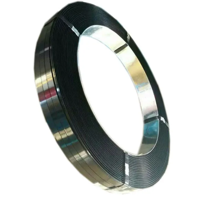 16*0.5mm 19*0.6mm 32*0.7mm q235 black blue waxed steel strapping band 1/2 3/4 5/8 inch