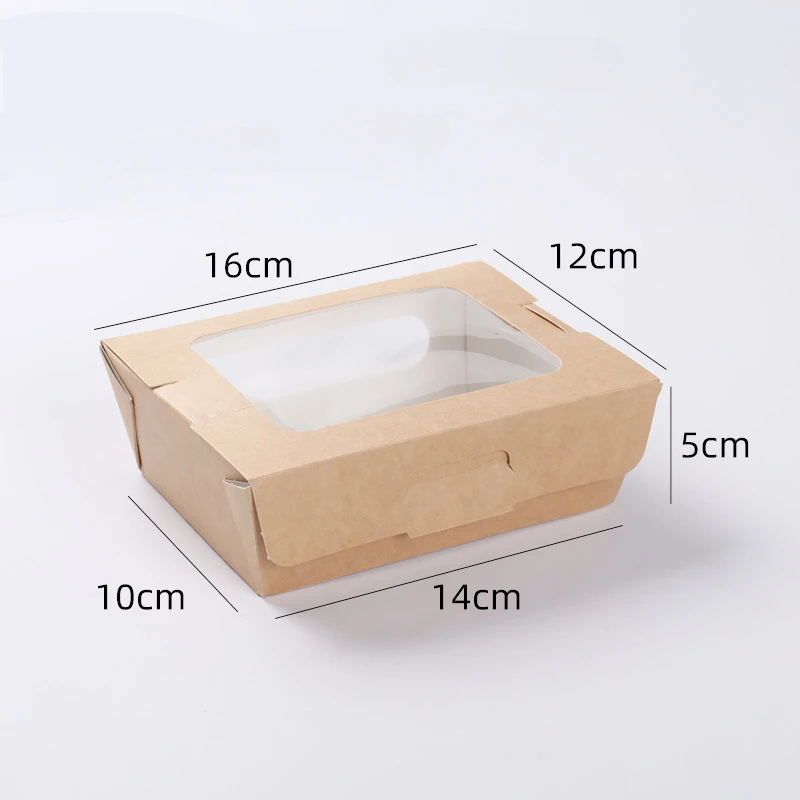  Wholesale Biodegradable Takeaway Delivery Eco Friendly Paper Lunch Box Fast Food Packaging Containers With