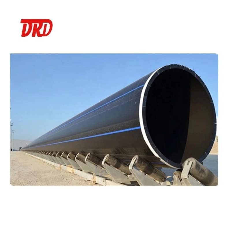18 дюймов HDPE водопроводная труба PN10 PE полиэтилен SDR11 сертифицированный материал PC с соединительным соединением для сварки орошения