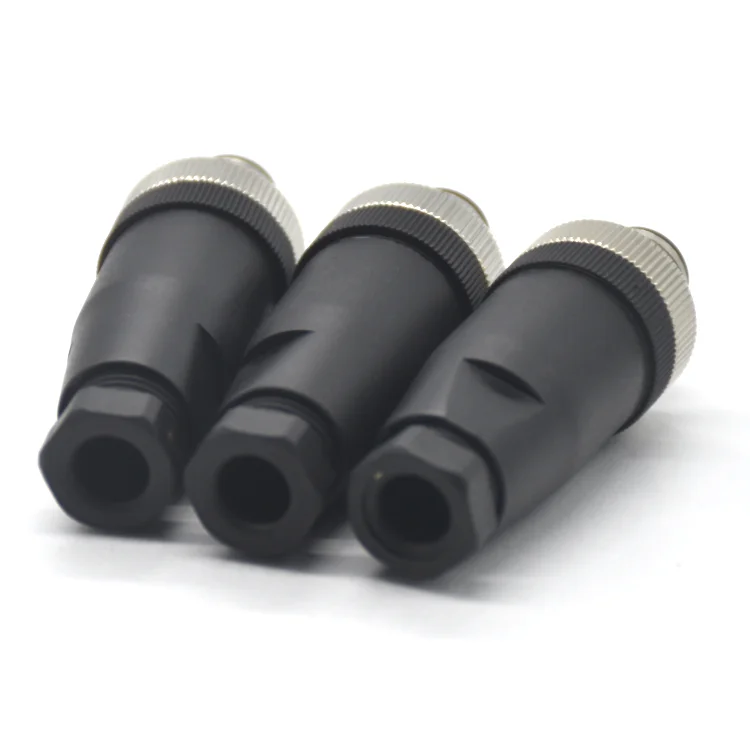 M12 a Code Screw Connector Male Plug Westsam Manufacturers Filed Installation 4/5/8 Pin IP67 Turn Signal Plug 3 Pin Female DIN