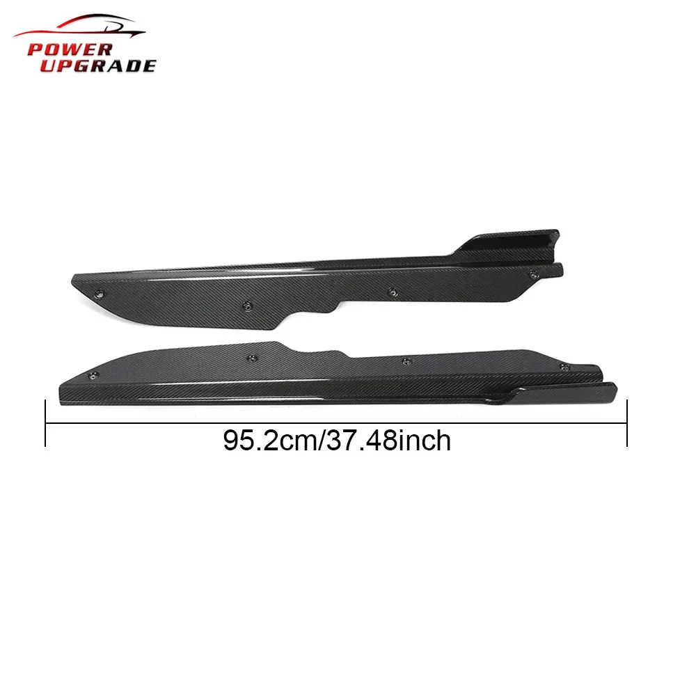 Carbon Fiber Side Skirts for Chevrolet Corvette C8 2-Door Coupe 2020-2021