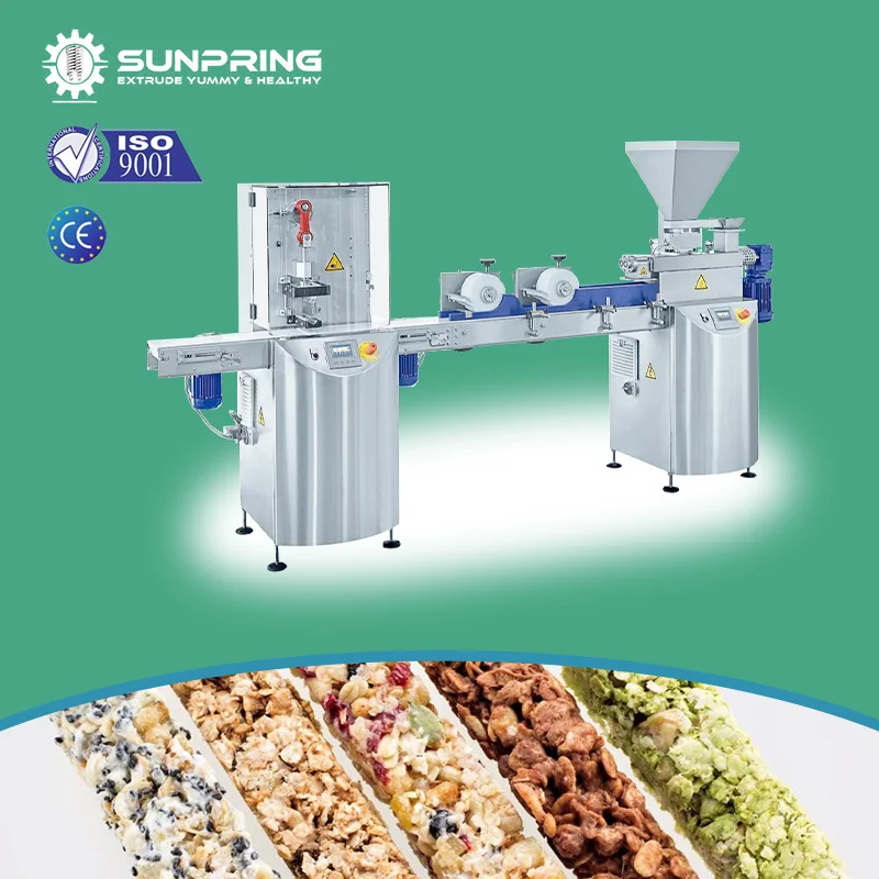 SunPring peanut candy making machine automatic small energy protein bar making machine peanut candy making machine