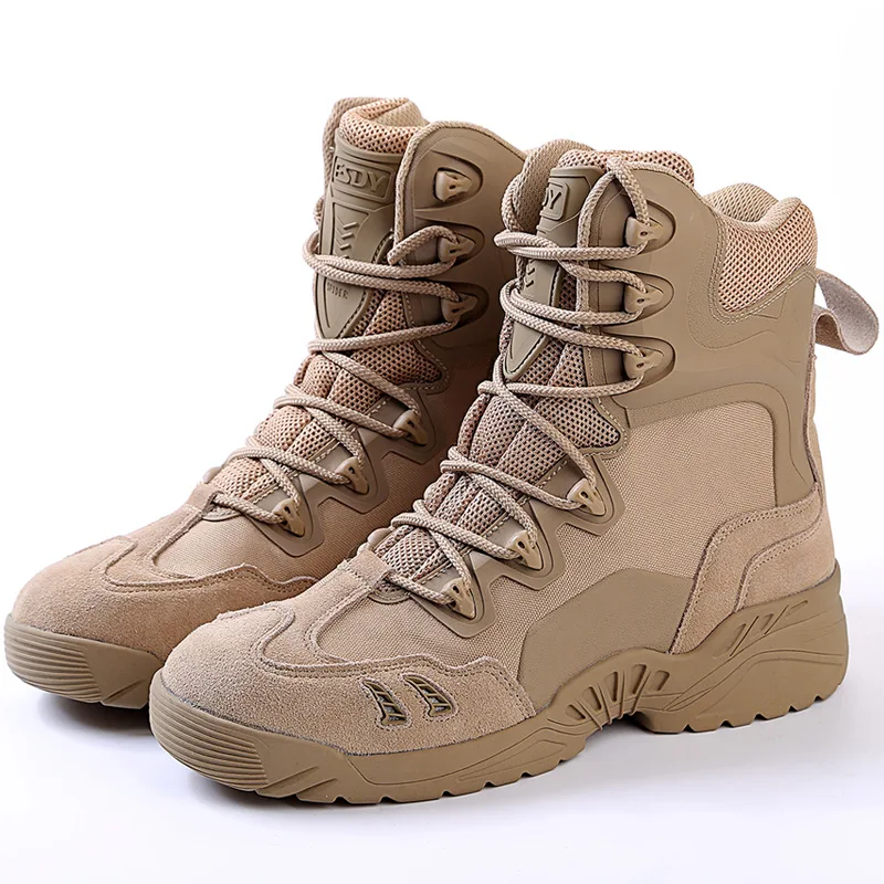 Outdoor Sport High Shoes Hiking Outdoor Combat Climbing Tactical Boots  for men