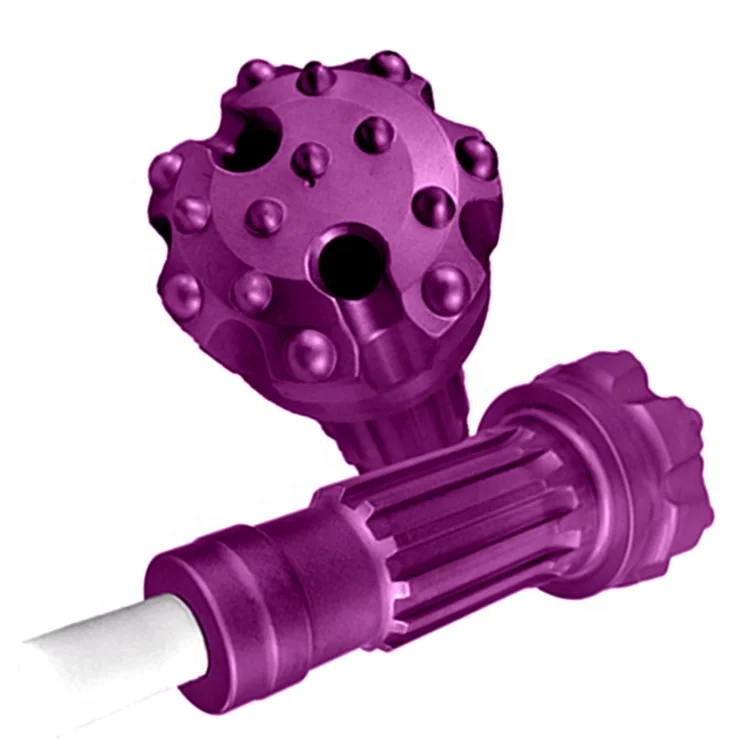 QL50 140mm DTH hammer button drill bit water well drilling high air pressure DTH drill bit