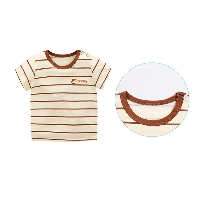 CTGYP Summer Boys Girls Pure Cotton Baby Boys T Shirts 5 - 6 Years Multistyle Baby T Shirt