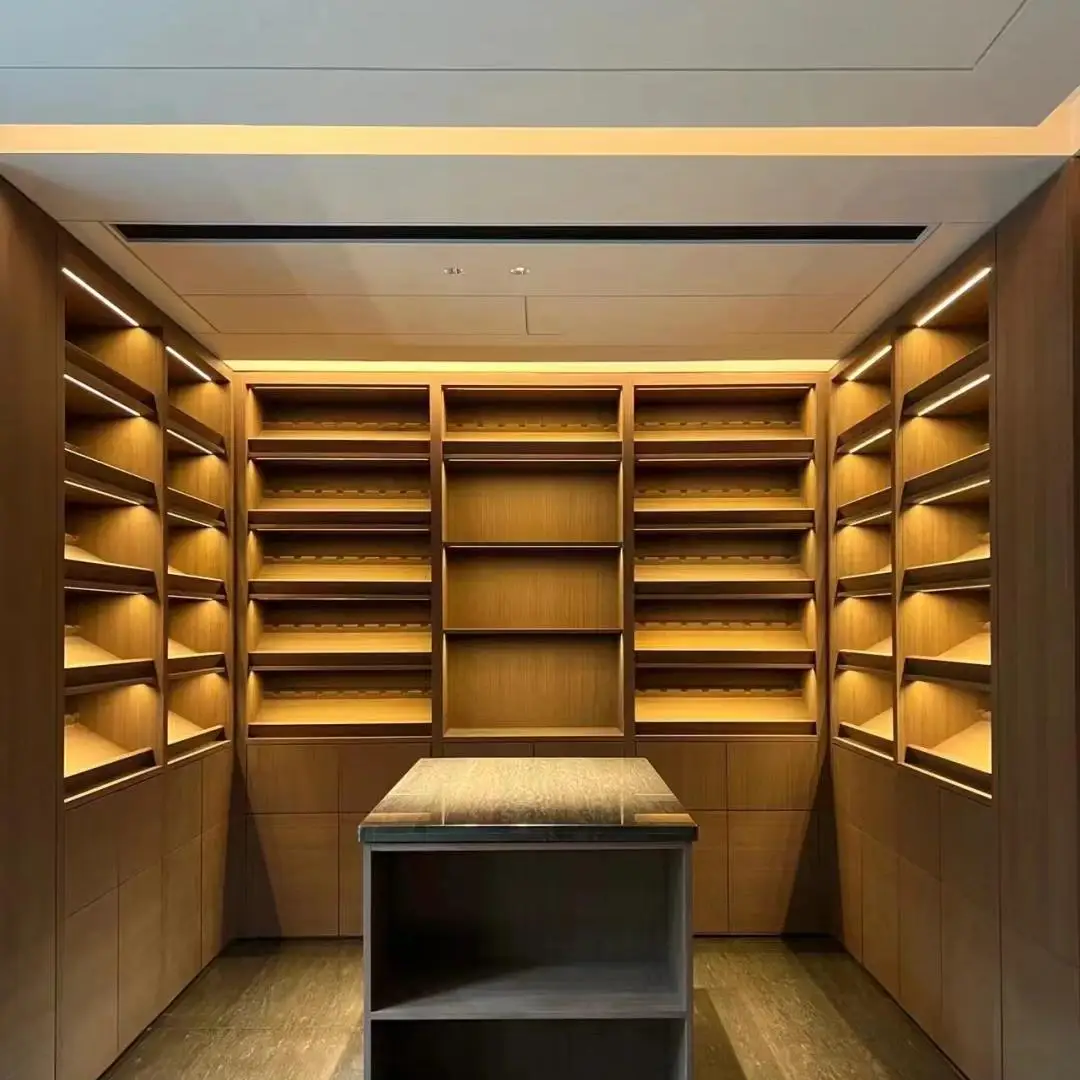 Wooden Wall-Mounted Wine Cabinet for Living Room for Home Hotel Wine Cellar Home Bar Furniture