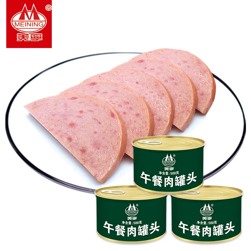 Factory wholesale canned pork luncheon meat can with low price to Germany