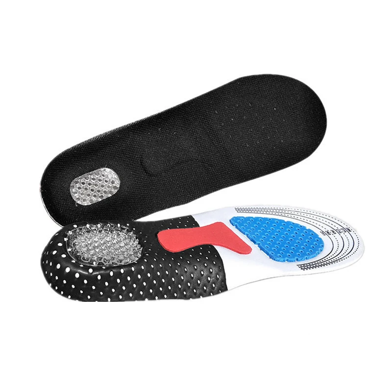 Silicone Insoles for Shoes Insole Arch Support Unisex Thickening Shock Absorption Sport Shoes Pads Comfortable Soft Insoles